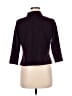 eShakti Burgundy 3/4 Sleeve Button-Down Shirt Size M (estimated) - photo 2