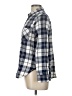 Old Navy 100% Cotton Plaid Blue Long Sleeve Button-Down Shirt Size L - photo 5