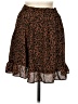 Sienna Sky Animal Print Brown Casual Skirt Size M - photo 1