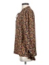Willow & Root 100% Polyester Brown Long Sleeve Blouse Size S - photo 5