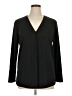 Kathie Lee 100% Polyester Black Long Sleeve Blouse Size L - photo 1