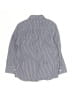 Mini Boden 100% Cotton Stripes Gray Blue Short Sleeve Button-Down Shirt Size 4 - 5 - photo 2