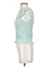 Laundry by Shelli Segal 100% Polyester Teal Sleeveless Blouse Size S - photo 5