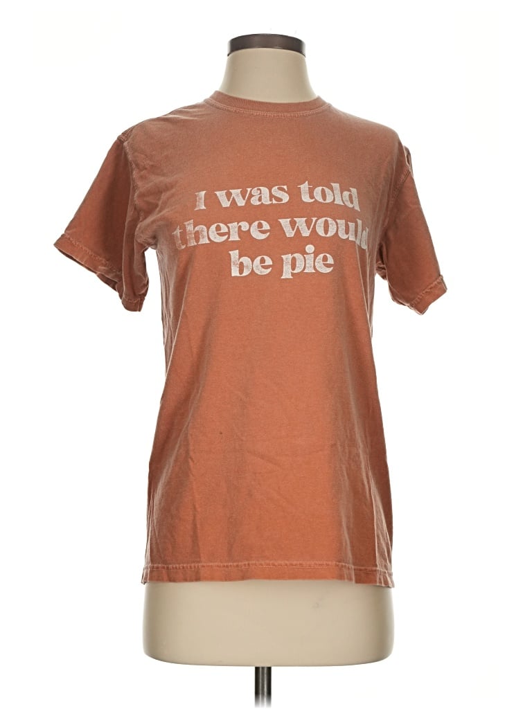 Pre-owned Comfort Colors Short Sleeve T-shirt In Brown