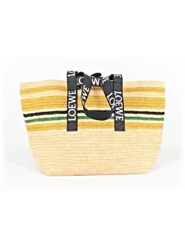 Loewe 2023 Striped Raffia Tote (view 1)