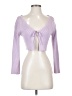 Unbranded 100% Acrylic Purple Cardigan Size S (estimated) - photo 1