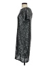 Ann Taylor Metallic Silver Cocktail Dress Size S - photo 5