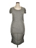 Attention Gray Casual Dress Size XL - photo 1