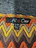 All @ Once 100% Polyester Orange Poncho Size Sm - Med - photo 7