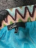 C. Luce Chevron-herringbone Green Shorts Size S - photo 3