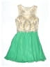 Alyce 100% Polyester Green Cocktail Dress Size 0 - photo 1