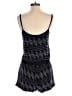 Parker 100% Viscose Chevron-herringbone Blue Romper Size S - photo 2