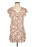 Unbranded 100% Viscose Paisley Ivory Short Sleeve Blouse Size 2 - photo 1