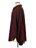 Max Studio 100% Polyester Houndstooth Burgundy Long Sleeve Blouse Size M (estimated) - photo 5