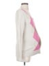 Old Navy - Maternity Argyle Ivory Pullover Sweater Size S - photo 4