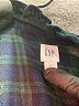 Gap Plaid Green Long Sleeve Button-Down Shirt Size M - photo 4