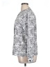 Unbranded 100% Polyester Tweed Silver Long Sleeve Blouse Size XL - photo 5