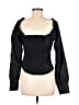 Reformation Black 3/4 Sleeve Blouse Size 8 - photo 2