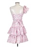 Unbranded 100% Polyester Floral Pink Cocktail Dress Size XS - photo 2