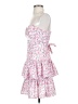 Unbranded 100% Polyester Floral Pink Cocktail Dress Size XS - photo 5