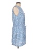 Gap Print Blue Casual Dress Size L - photo 4