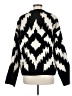 H&M Chevron-herringbone Black Pullover Sweater Size M - photo 2