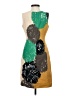 Tabitha 100% Cotton Graphic Green Cocktail Dress Size 0 - photo 2