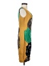 Tabitha 100% Cotton Graphic Green Cocktail Dress Size 0 - photo 4