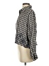 Zara Checkered-gingham Blue Long Sleeve Blouse Size S - photo 5