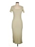 PrettyLittleThing Solid Tan Casual Dress Size 12 - photo 1