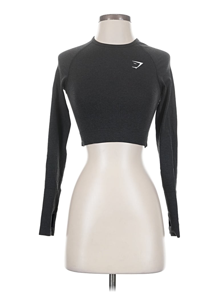 Pre-owned Gymshark Long Sleeve T-shirt In Gray