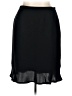 Karen Scott 100% Polyester Solid Black Formal Skirt Size 14 - photo 1