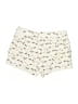 Maison Jules Print Ivory Shorts Size 6 - photo 2