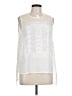Simply Irresistible 100% Polyester Ivory Sleeveless Blouse Size L - photo 1