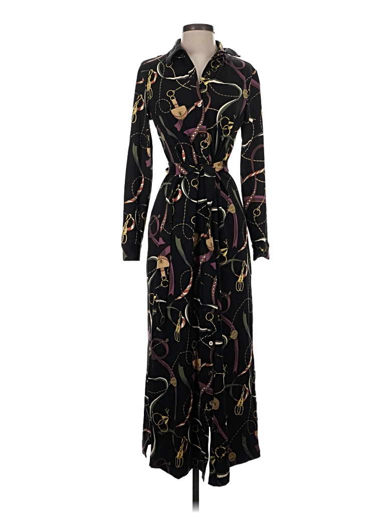 Pre-owned J. Mclaughlin Casual Dress In Black