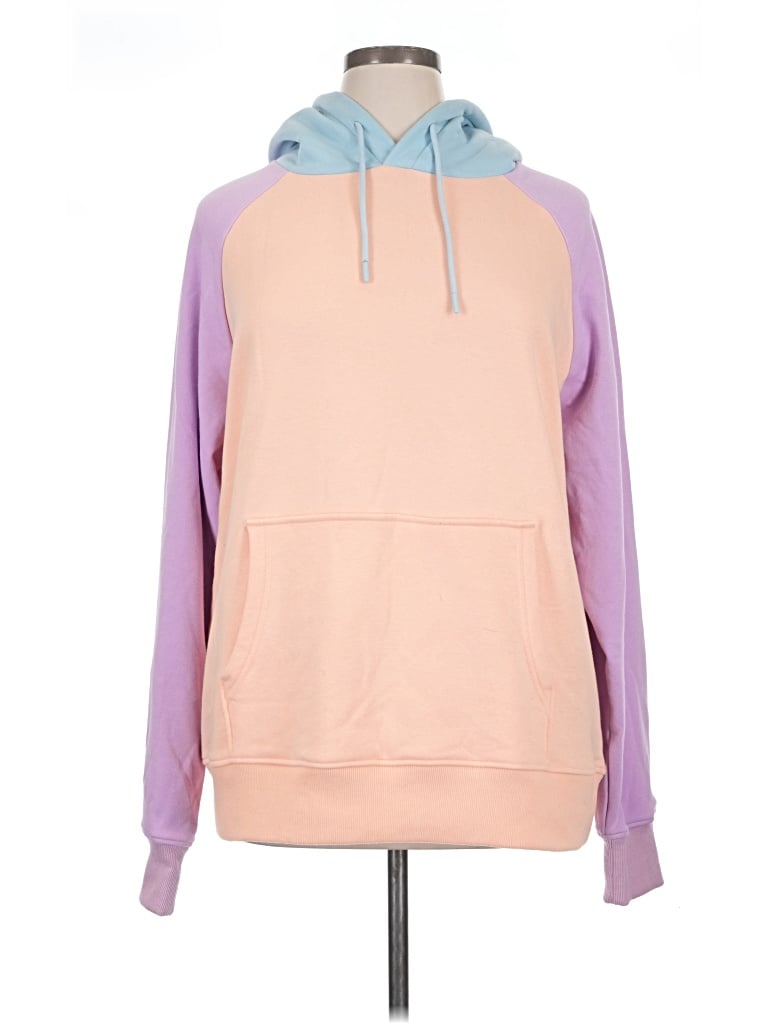 Assorted Brands Pullover Hoodie In Pink