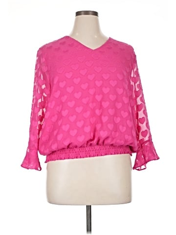 Cato 3/4 Sleeve Blouse (view 1)