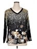 Assorted Brands Gold 3/4 Sleeve T-Shirt Size 1X - photo 1