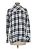 Rails Plaid Gray Long Sleeve Button-Down Shirt Size M - photo 2