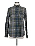 Old Navy Plaid Green Long Sleeve Button-Down Shirt Size M - photo 1