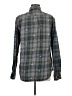 Old Navy Plaid Green Long Sleeve Button-Down Shirt Size M - photo 2