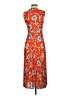 Donna Morgan 100% Polyester Paisley Orange Casual Dress Size 2 - photo 2