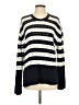 Gap 100% Cotton Stripes Black Pullover Sweater Size S - photo 1