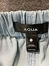 Aqua 100% Tencel Blue Denim Shorts Size S - photo 3