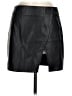 Superdown 100% Polyester Black Faux Leather Skirt Size M - photo 1