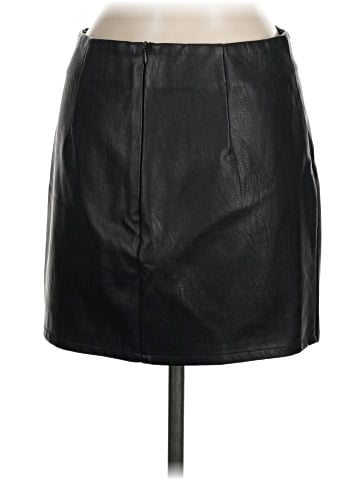Superdown Faux Leather Skirt (view 2)