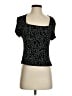Ronni Nicole Stars Black Short Sleeve Top Size S (petite) - photo 1
