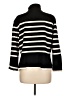 H&M Stripes Black Turtleneck Sweater Size L - photo 2