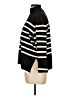 H&M Stripes Black Turtleneck Sweater Size L - photo 5