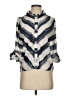 Jolt 100% Polyester Chevron-herringbone Blue 3/4 Sleeve Blouse Size XS - photo 1